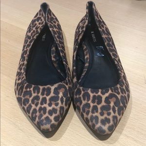 Express animal print flats